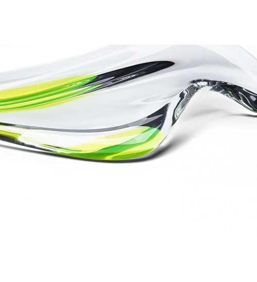 Zaha Hadid Design Aqua Platter液态造型盘4件套（限量200件）青色H7.7cm